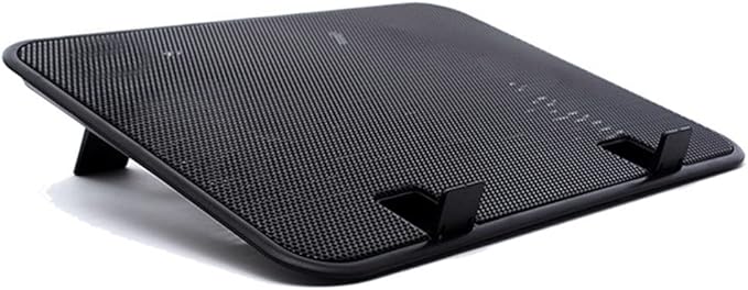 14 Inch Notebook Cooler Dual Fan USB External Laptop Cooling Pad Slim Stand High Speed Silent Metal Panel Fan (Color : B)
