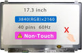 17.3 Screen Replacement for Dell Precision 17 7730 LCD Display Panel 40 pin (UHD 3840 * 2160 Non-Touch)