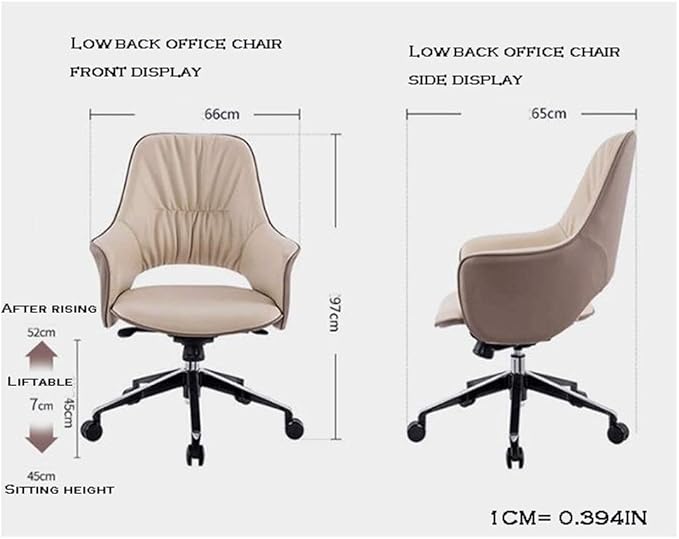 YYDS Chair Comfortable Gaming Chair Short Back Computer Chair Executive Ergonomic Swivel Chair Esports Chair for Home and Office Ergonomically (Color : Grey)