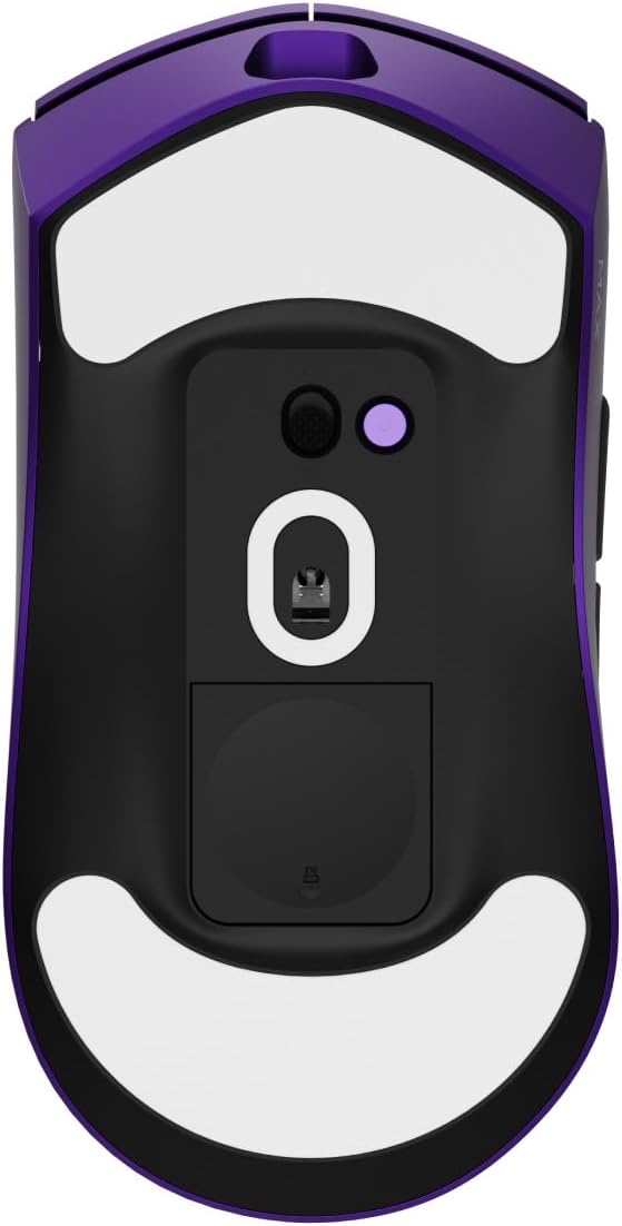Rapoo VT MAX Lightweight Wireless Gaming Mouse PAW3950 Ultimate Sensor750H Battery Life 8K Polling 45K DPI Dual-Mode 2.4G/USB-C Esports Grade Performance Mouse for PC/Mac (VT7 MAX Purple)