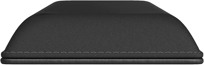 Glorious Gaming Padded Keyboard Wrist Rest (Full Size 25mm Thick) - Anti-Fray Stitched Edges Smooth Cloth Surface Anti-Slip Rubber Base Medium Firmness 440 x 100 x 25mm - Black