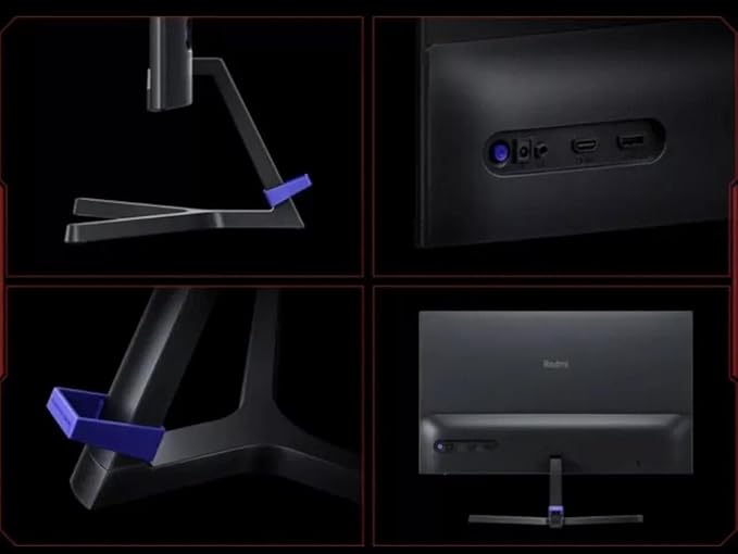 XIAOMI Gaming Monitor G24i FHD 1920×1080 99% sRGB Fast IPS 180Hz 1ms AMD Freesync 178 Viewing Angle HDMI 2.0 ×1 DP 1.4×1 Black