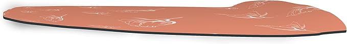 Ergonomic Mouse Pad with Wrist Rest Digital Printed Mouse Mat for Tendon Sheath Problems Non-Slip Base for Office and Home Size: 20 x 23 cm
