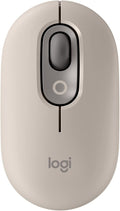 Logitech POP Mouse Wireless Mouse with Customizable Emojis SilentTouch Technology Precision/Speed Scroll Compact Design Bluetooth Multi-Device OS Compatible - Mist