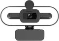 GIZNXBA Webcam for PC with Microphone &amp Three-Level Light &amp Privacy Cover USB Webcam Streaming for Desktop Computer Laptop Video Calling Studying and Conference(2k)