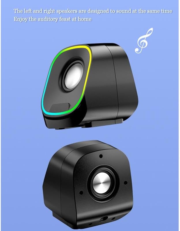 Computer Speaker for Laptop PC Phones Subwoofer Music Player Audio Speakers Deep Bass
