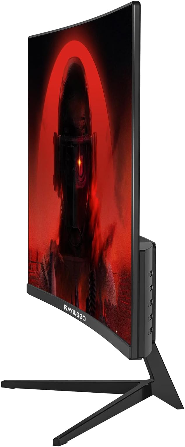 24 inch Curved Monitor 100Hz 1ms Computer Gaming Monitor FHD 1920×1080P3000:1 Contrast Ratio with FreeSync &amp Eye-Care Technology HDMI×1VGA×1 for Gaming Home OfficeWall Mount Install