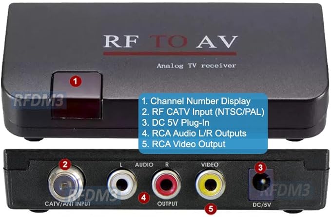 Analog CATV Tuner with IR Remote for Worldwide TV Systems
