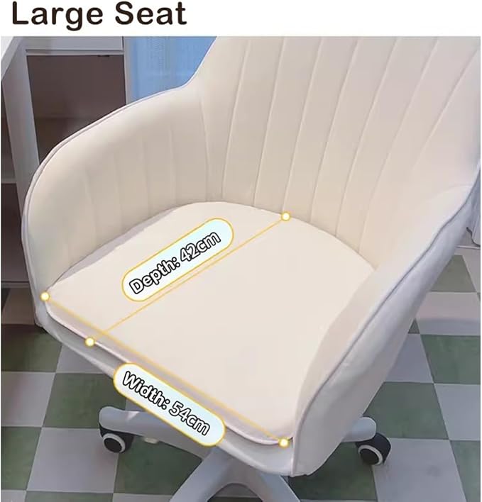 KITCISSL Video Game Chairs Desk Chair for Bedroom Accent Chairs Girls Dormitory Computer Chair Swivel Office Chair Gaming Chair Lift Makeup Chair for Living Room Home Office (Color : Green)