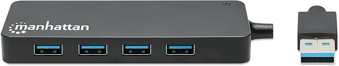 Manhattan 7-Port USB Hub A Male A Female 5Gbps Black