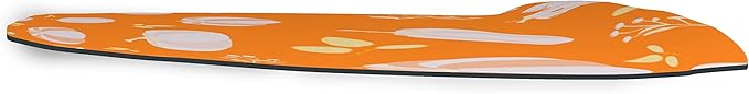 Ergonomic Mouse Pad with Wrist Rest Digital Printed Mouse Mat for Tendon Sheath Problems Non-Slip Base for Office and Home Size: 20 x 23 cm