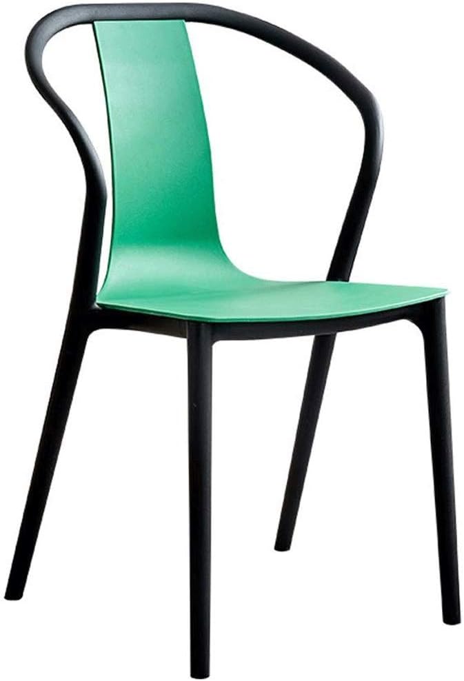 Gaming Chair Computer Chair-Creative Nordic Wood Multifunctional Dining Chair -Home Computer Chair Minimalist Backrest Chair (Color : Grey)
