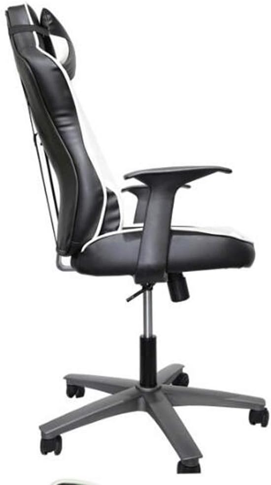 YYDS Chair Fashion PU Gaming Chair Executive Ergonomic Swivel Chair with Headrest and Lumbar Pillow Fixed Armrest Esports Chair Ergonomically (Color : Purple)