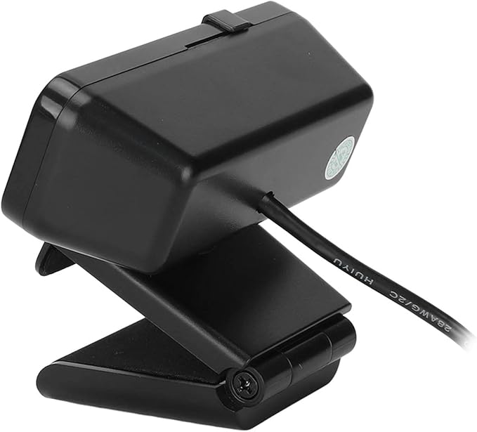 1080P HD USB Webcam with 360° Rotation Inbuilt Mic and Camera Cover for Privacy Protection Plug and Play for Wide Applications