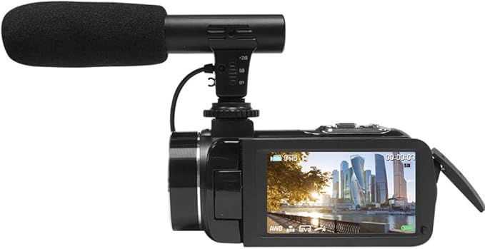 HamiltonBuhl MPSK-L Media Production Studio Kit Large Includes: HB Green Screen Production Kit High-Performance External Microphone Octopus Flexible Mini-Tripod Camera Stand &amp ActionPro Camcord