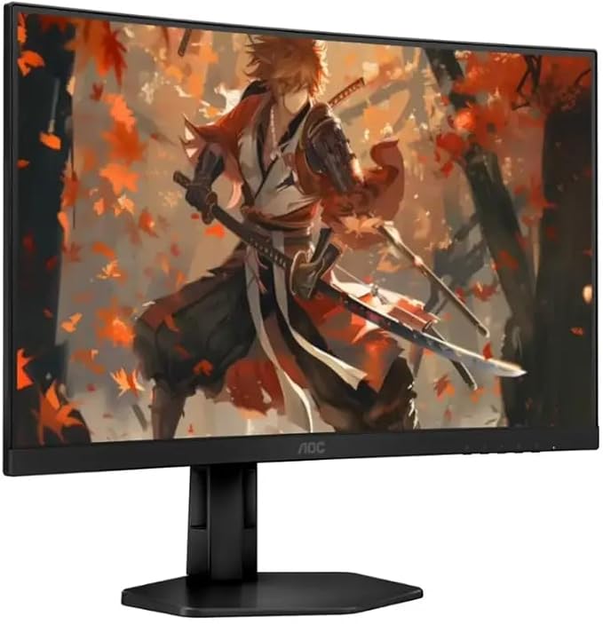 AOC - C27G4ZX 27 VA Curved FHD 280Hz Gaming Monitor 0.3 ms Response Time - Black/Silver/Red (Renewed)