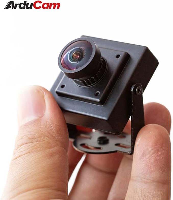 Arducam 16MP Wide Angle USB Camera with Metal Case 1/2.8 CMOS IMX298 Mini UVC USB2.0 4K Video Webcam with Microphone with 3.3ft/1m Cable for Laptop