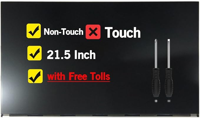 New Screen Replacement L91002-001 L75152-J53 for HP All in One 22-D 22-df0003W 22-df0013w 22-df0033W T215HVN05.1 MV215FHM-N40 M215HAN01.1 M215HCA-L3B Non-Touch LCD Display Panel