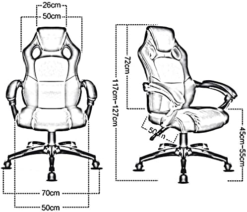 Office Chair E-Sports Chair Computer Chair Lift Internet Cafe Game Chair Ergonomic Backrest Swivel Chair Sports Chair Chair (Color : Pink Black) Needed