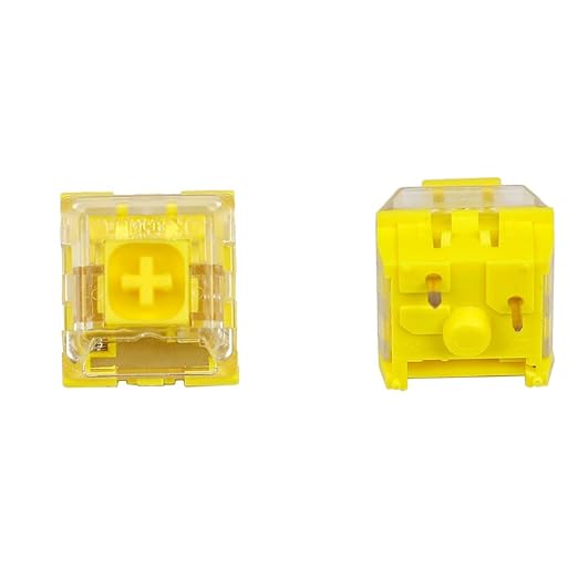 Kailh Box SMD RGB MX Switch Chinese Style Red Grey Yellow Green Dustproof Switch for Mechanical Gaming Keyboard IP56 Waterproof (90 pcs Box Noble Yellow)