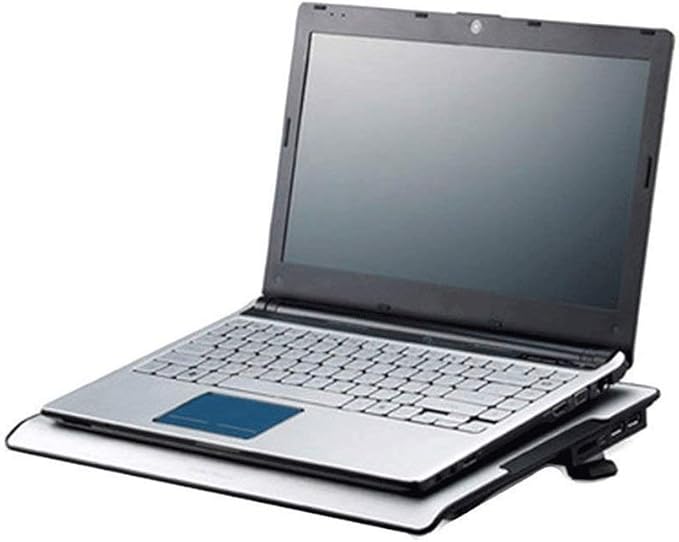 Laptop Cooling Pad USB Powered Laptop Cooler Height Adjustable Non-Slip Laptop Stand with Dual