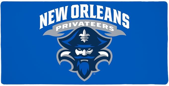 The University of New Orleans Primary Logo Large Gaming Mouse Pad Desk Mat with Stitched Edges Non-Slip Base for Gamer Home and Office 31.5 x 15.7