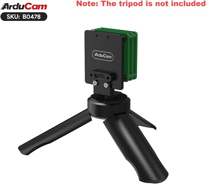 Arducam USB 3.0 Camera 120fps High-Speed USB Camera Module IMX586 48MP High-Resolution Webcam with 78°(D) Motorized Focus Lens and Metal Case Compatible with Windows and Linux OS