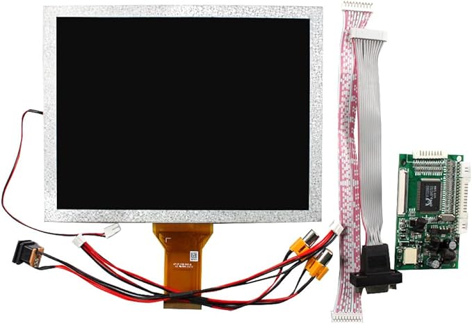 8 EJ080NA-05A 800X600 TTL LCD Screen and VGA 2AV Controller Board 50pins