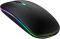 Sahara - Wireless Mouse with Silent Click | Bluetooth &amp USB Connection | Rechargeable Battery | USB &amp Type C Adapter