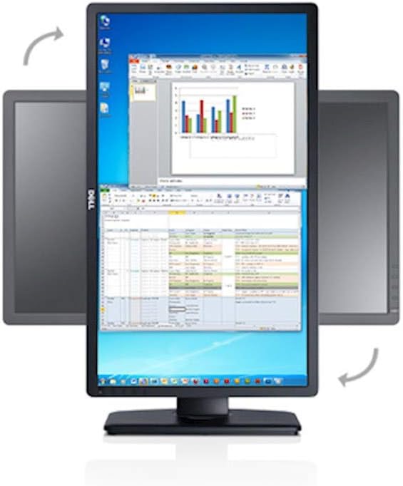 Dell Professional P2314H 23-inch Widescreen Flat Panel Monitor with LED w/Built-in USB 2.0 HUB &amp Height Adjustable Stand Tilt &amp Swivel Stand.