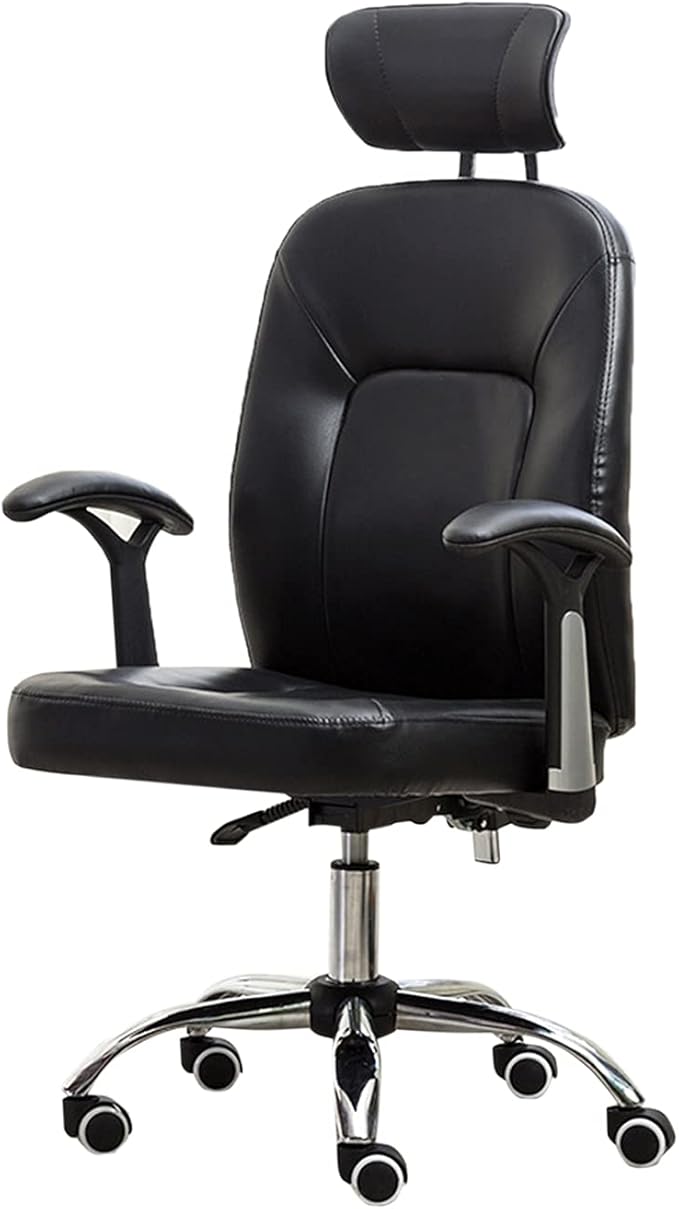 Mlaea PU Leather Desk Gaming Chair Swivel Chair Gaming Chair Conference Chair 360° Swivel High Back Comfortable Desk Chairs(Color:#3)