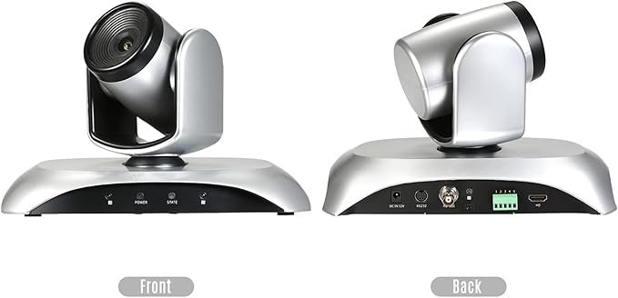 1080P HD Video Conference Camera 10X Optical Zoom Webcam 3D Noise Reduction 355° Rotation Plug &amp Play with Remote Control for Video Meetings Training Teaching