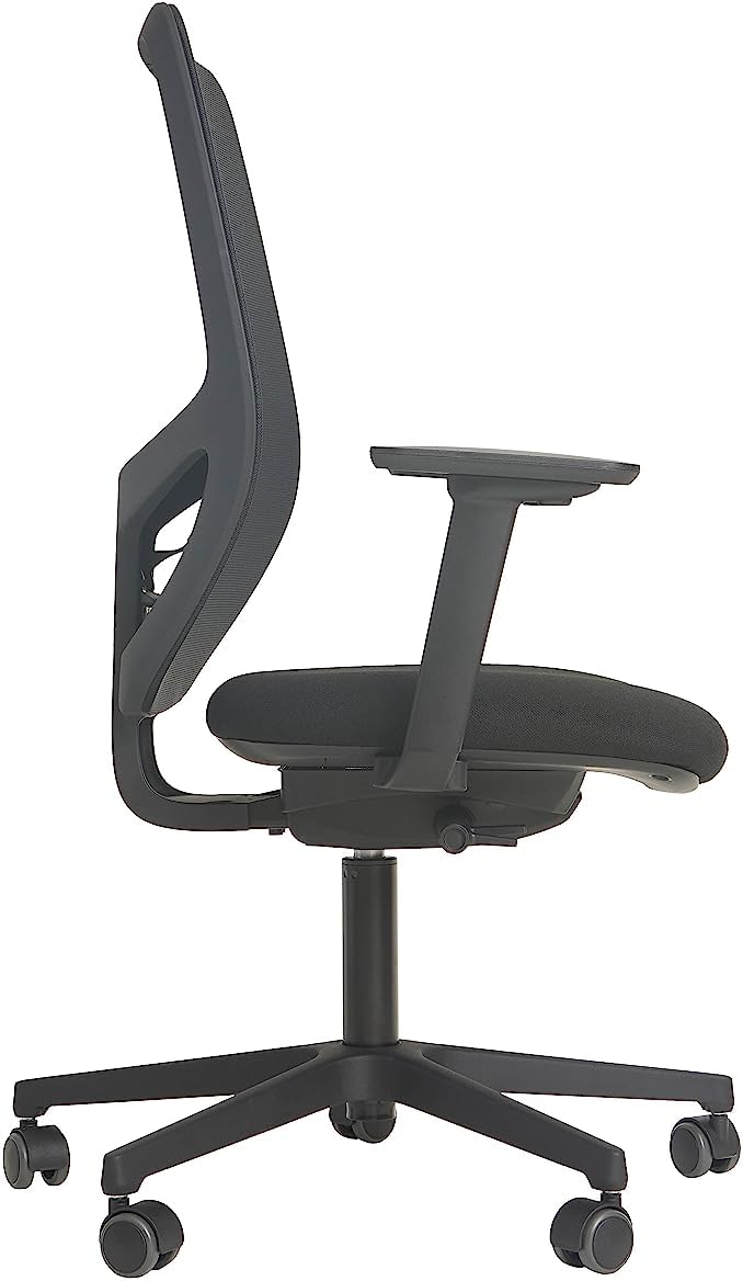 Real Game Gaming Chair Ergonomic Desk Chair in Breathable Mesh Swivel Recline with Height and Adjustable Armrests Base with Wheels Black Italian Product
