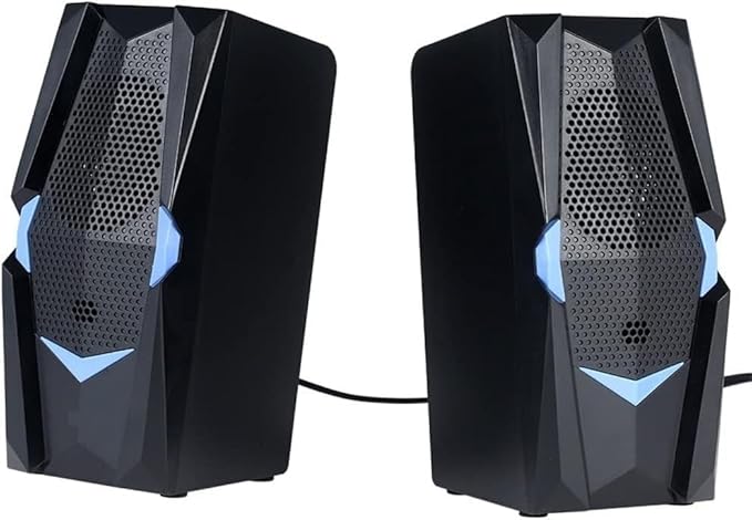 Computer Speakers for Desktop USB Wired Computer Speaker Multimedia Speaker Desktop Speaker Stereo Sound Effect Independent Volume Control for PC Laptop