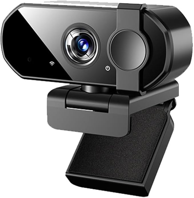 GIZNXBA USB Webcam with Microphone for Streaming Noise Cancellation Wide-Angle Lens Plug &amp Play USB Webcam for Laptop Desktop Streaming(4K)