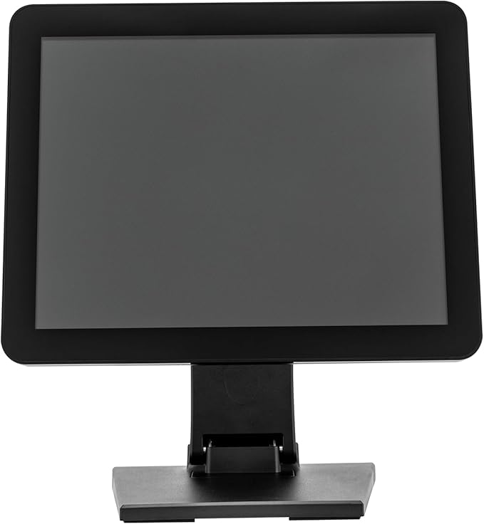 Touchscreen POS Cash Register Till System15'' POS-Touch-Screen-Monitor with Ten-Point Touch ModeAll-in-One Smart Touchscreen Monitors with 1 USB Port/Power Port/VGA Port/Headphone Port/HDMI Port