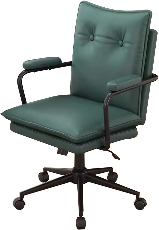 Office Chair High Backrest Gaming Chair Desk Chairs Gaming Chairs Ergonomic Computer Chairs for Adults and Kids Armchair Boss Seat Study Accent Chair for Bedroom Balcony (Color : Green)