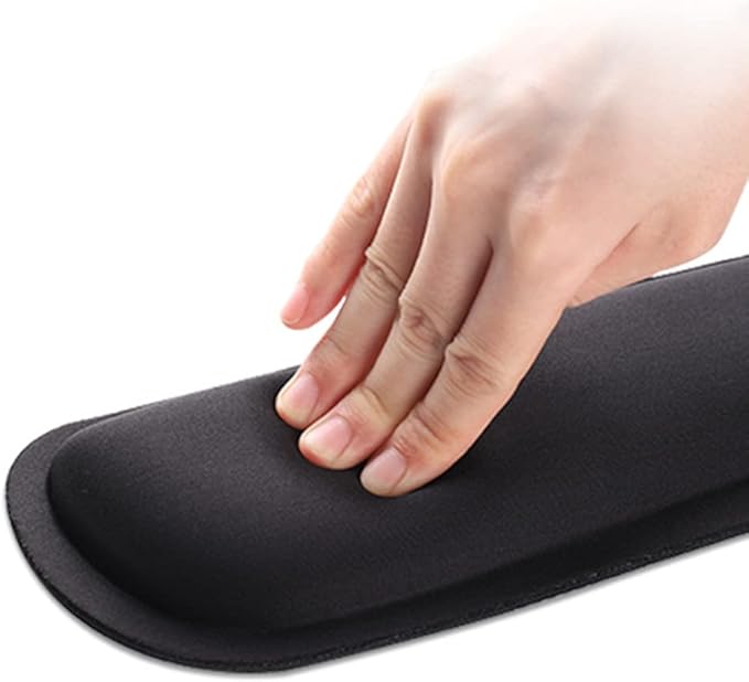 SagaSave Mouse Pad with Wrist Rest Hand Support and Keyboard Support Ergonomic Memory Foam Anti-Slip for Relieving Hand Pressure