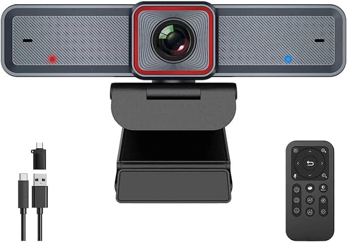 4K 3.0 Webcam Wide Angle Computer Camera for Laptops Meetings Conferences Live Streaming