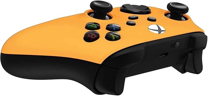Custom Controllerzz Wireless Controller for Microsoft Xbox Series X/S &amp Xbox One - Soft Touch Feel - Custom Xbox Series X/S Controller (X/S Yellow)