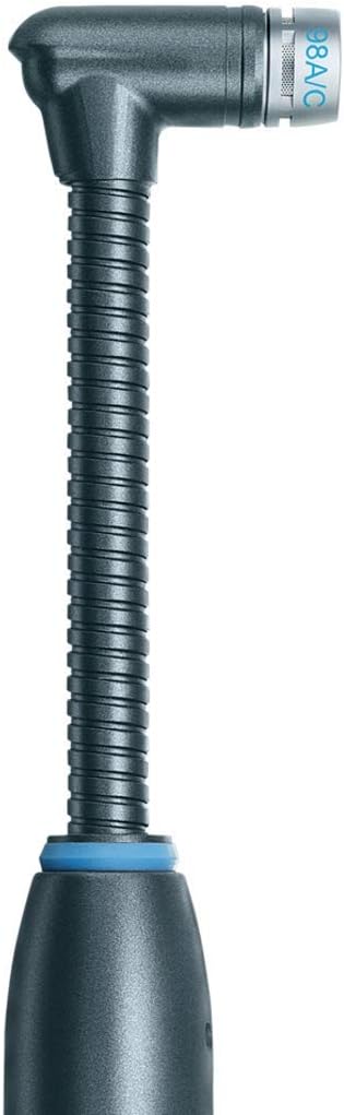 Shure BETA 98AMP/C Drum Microphone - Miniature Cardioid Condenser with Flexible Gooseneck Integrated XLR Preamplifier A75M Microphone Mount Snap-Fit Windscreen - Ideal for Snares and Toms