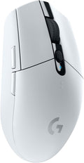 Logitech G305 Lightspeed Wireless Gaming Mouse Hero Sensor 12000 DPI Lightweight 6 Programmable Buttons 250h Battery On-Board Memory Compatible with PC Mac - White