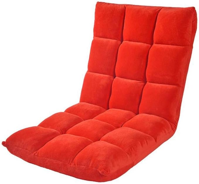 Adjustable Backrest Floor Sofa Chair Seat Cushion for Meditation Reading Watching Video-Gaming - Folding Bed Backrest Chair Recliner