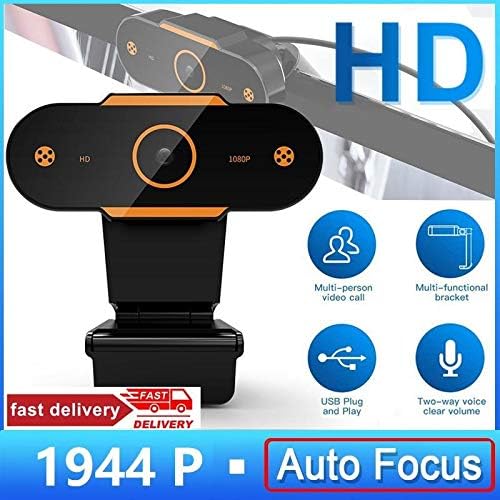 Computer Camera Auto Focus 1944P HD Webcam 1080P Web Camera W/Microphone for PC Laptop Desktop Live Broadcast Video Calling Home Conference Work (Color : 2K)