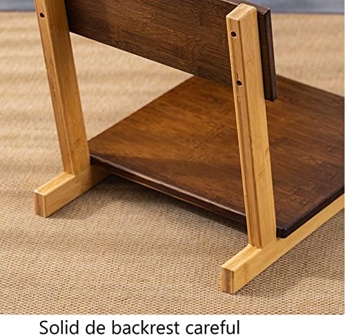 BTZHY Floor Chair Chair Portable Wooden Chair Without Legs Floor Chair seat with Tilting backrest Floor Chair
