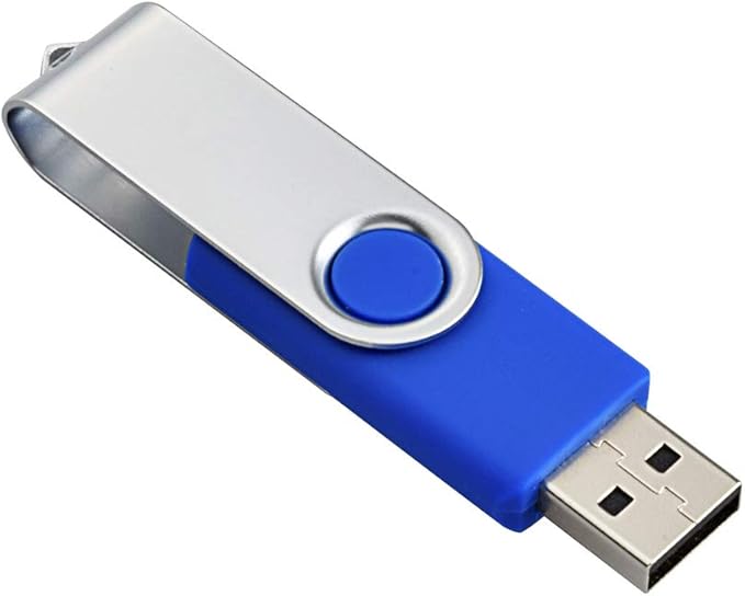 Aiibe 16GB Flash Drive 10 Pack USB Flash Drives 16G USB 2.0 Memory Stick Thumb Drive Data Storage Swivel Keychain Design Pen Zip Drives Wholesale/Lot/Bulk (10 Pack 16GB Blue)