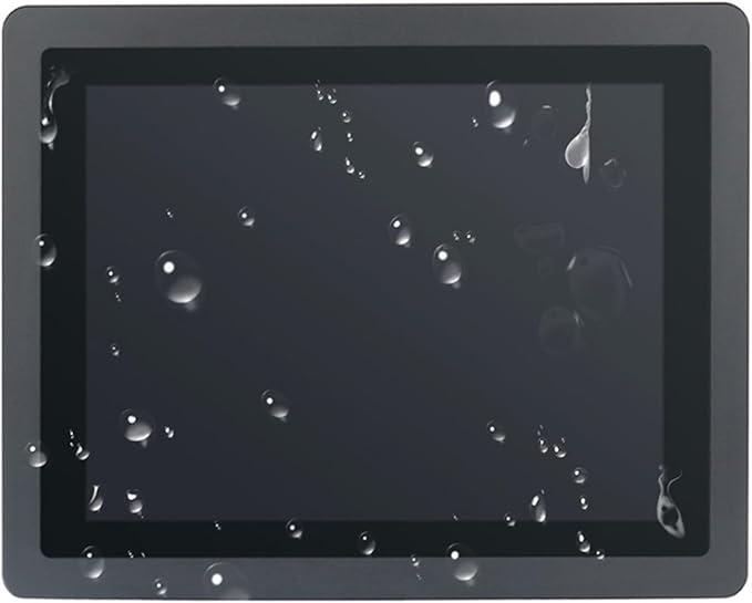 1pc 12.1 Inch Wall Mount Embedded Industrial Touch Monitor with Capacitive Touch Screen Industrial Touch Display Monitor(VGA USB)