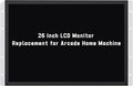 UNICO 26 inch Arcade Monitor 4:3 Ratio LCD Gaming Monitor for HDMI/VGA/CGA/EGA Arcade Machine