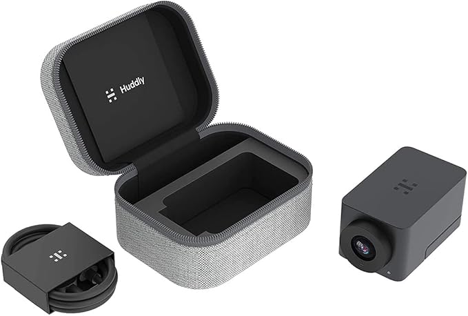 Huddly ONE Work from Anywhere Kit - Full HD 1080p USB Video Conferencing Camera with 150-Degree View and 4X Digital Zoom