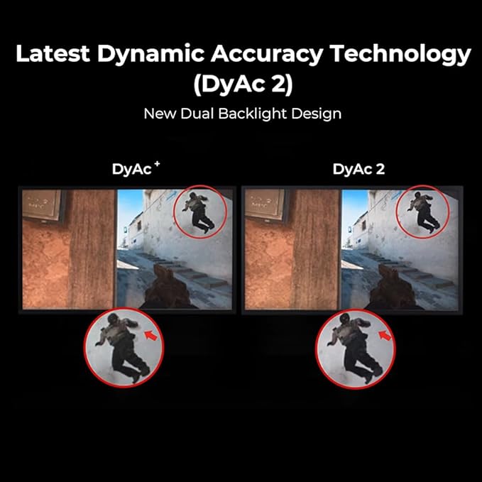 BenQ Zowie XL2546X+ 24.1 Fast TN 280Hz Gaming Monitor for Esports Motion Clarity DyAc 2 1080p XL Setting to Share S Switch Shielding Hood Industrial Grade Bearing Height Adjustment